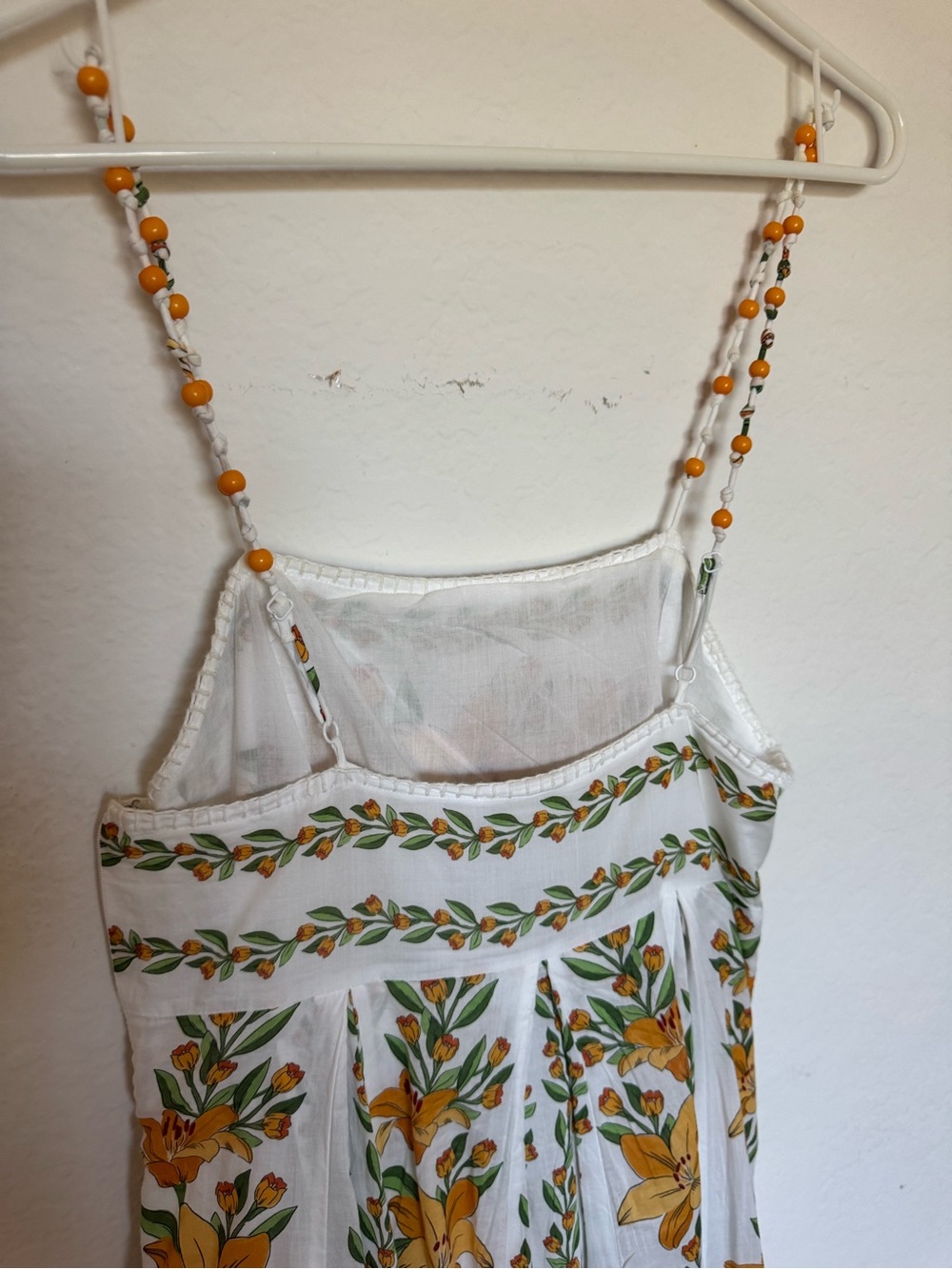 FARM Rio White Maxi Dress with Yellow Floral Print - Picture 6 of 11